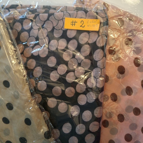 Soft  Fashion Polka Dots Pattern Chiffon  Scarves - Picture 6 of 11